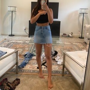 Aeropostale mini denim skirt